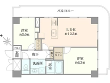 【神奈川県/横浜市神奈川区反町】ベルハウス横浜反町 間取り図