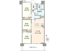 【神奈川県/横浜市緑区白山】ライオンズ横浜鴨居ザ・リゾーティア 間取り図