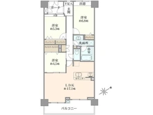 【神奈川県/横浜市磯子区森】ファミールガーデン横浜・屛風浦 間取り図