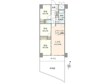 【神奈川県/横浜市旭区本村町】ライオンズマンション二俣川 間取り図