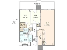 【神奈川県/横浜市旭区二俣川】グレーシアタワー二俣川 間取り図