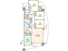 【神奈川県/横浜市青葉区美しが丘西】ルネたまプラーザ B棟 間取り図