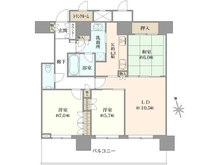 【神奈川県/横浜市旭区鶴ケ峰】クリオレジダンスタワー横濱鶴ケ峰 間取り図