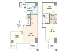 【神奈川県/横浜市磯子区東町】ブライト横濱根岸 間取り図