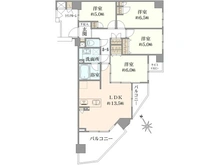【神奈川県/横浜市旭区中白根】ナイスサンソレイユ横濱鶴ヶ峰 間取り図