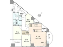 【神奈川県/横浜市神奈川区富家町】パークホームズ東神奈川ステーションアリーナ 間取り図