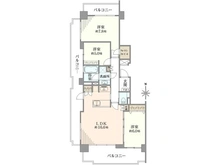 【神奈川県/横浜市泉区緑園】サン・ステージ緑園都市東の街9番館 間取り図