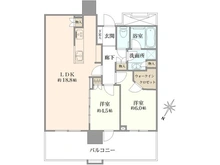 【神奈川県/横浜市旭区二俣川】グレーシアタワー二俣川 間取り図