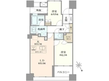 【神奈川県/横浜市神奈川区栄町】ライオンズ横浜ポートサイド 間取り図