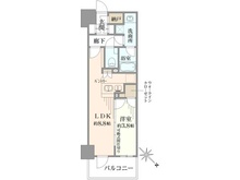 【神奈川県/横浜市中区長者町】デュオステージ関内II 間取り図