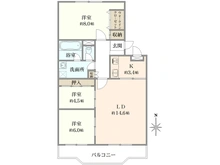 【神奈川県/横浜市港北区樽町】藤和綱島コープII　5階 間取り図