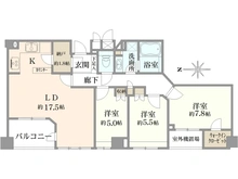 【神奈川県/横浜市瀬谷区五貫目町】マークスプリングス・メゾンA 間取り図