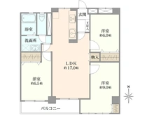 【神奈川県/横浜市港南区野庭町】野庭団地 634-3号棟 間取り図