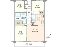 【神奈川県/横浜市南区大岡】上大岡北パークホームズ壱番館 間取り図