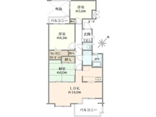 【神奈川県/横浜市緑区竹山】サザンヒルズ竹山 11番館 間取り図