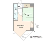 【東京都/港区高輪】中銀高輪マンシオン 間取り図