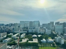 【東京都/港区港南】ワールドシティタワーズキャピタルタワー 眺望：リビングダイニングから