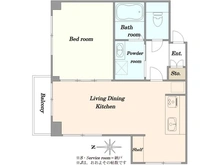 【東京都/港区高輪】秀和第2高輪レジデンス 間取り図