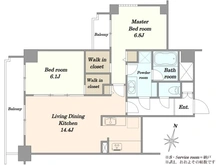 【東京都/渋谷区幡ヶ谷】アドリーム笹塚 間取り図