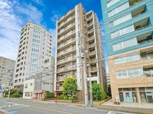 【東京都/港区高輪】朝日シティパリオ高輪台 A館 外観:写真中央