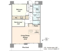 【東京都/港区白金】シティハイツ白金高輪 間取り図