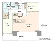 【東京都/品川区東品川】品川イーストシティタワー 間取り図