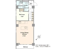 【東京都/港区高輪】 秀和高輪レジデンス 間取り図