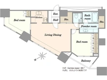 【東京都/港区高輪】高輪ザ・レジデンス 間取り図