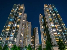 【東京都/港区港南】ワールドシティタワーズ　キャピタルタワー 外観：写真右側の棟