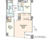 【東京都/港区港南】品川Vタワー 間取り図