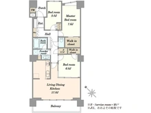 【東京都/港区港南】シティタワー品川 間取り図