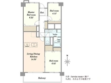 【東京都/品川区北品川】北品川サンハイツ 間取り図