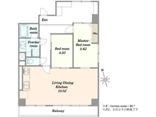 【東京都/港区高輪】高輪グリーンハイツ 間取り図