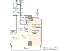 【東京都/港区高輪】品川タワーレジデンス 間取り図