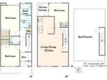 【東京都/大田区田園調布】セボンモードグランデ田園調布 間取り図