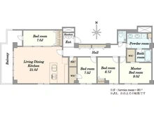 【東京都/港区高輪】ドルフ高輪 間取り図