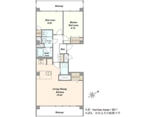 【東京都/港区高輪】ドミール高輪 間取り図