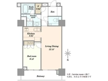 【東京都/港区港南】コスモポリス品川 間取り図