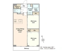 【東京都/港区港南】ベイクレストタワー 間取り図