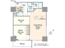 【東京都/港区高輪】品川タワーレジデンス 間取り図
