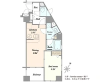【東京都/港区西麻布】デュオ・スカーラ西麻布タワーCENTRAL 間取り図