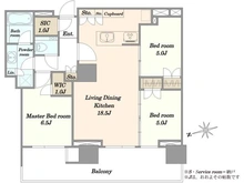 【東京都/中央区晴海】HARUMI FLAG PARK VILLAGE T棟 間取り図