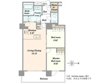 【東京都/港区港南】コスモポリス品川 間取り図
