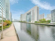 【東京都/港区港南】ワールドシティタワーズ　キャピタルタワー 高浜運河（現地より約80m）