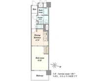 【東京都/品川区西大井】コア・スターレ西大井 間取り図