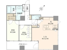 【東京都/港区高輪】パークタワー高輪 間取り図