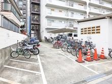 【大阪府/大阪市西区南堀江】南堀江第二スカイハイツ 駐輪場