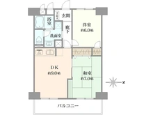 【大阪府/大阪市西区南堀江】南堀江第二スカイハイツ 間取り図