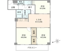 【大阪府/大阪市西区南堀江】ネオハイツ南堀江 間取り図