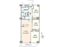 【大阪府/大阪市西区新町】西長堀ハイデンス 間取り図
